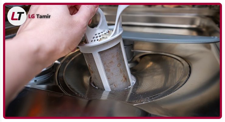 کثیفی یا گرفتگی فیلتر تخلیه