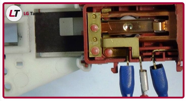 مشکل در میکروسوئیچ درب لباسشویی
