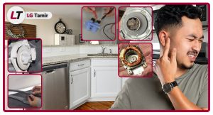 علت صدای زیاد ظرفشویی ال جی