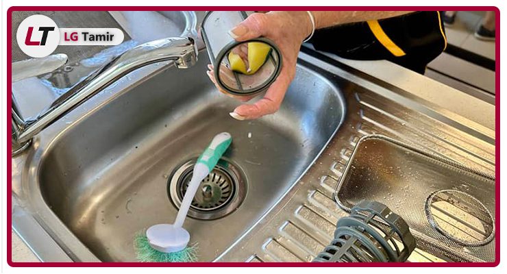 نکات تکمیلی و پیشگیرانه تمیز کردن فیلتر ظرفشویی ال جی