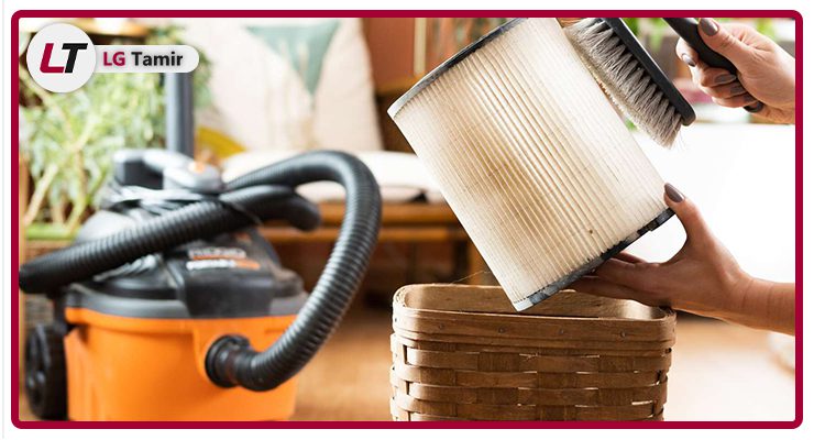 گرفتگی و کثیف شدن فیلتر جاروبرقی
