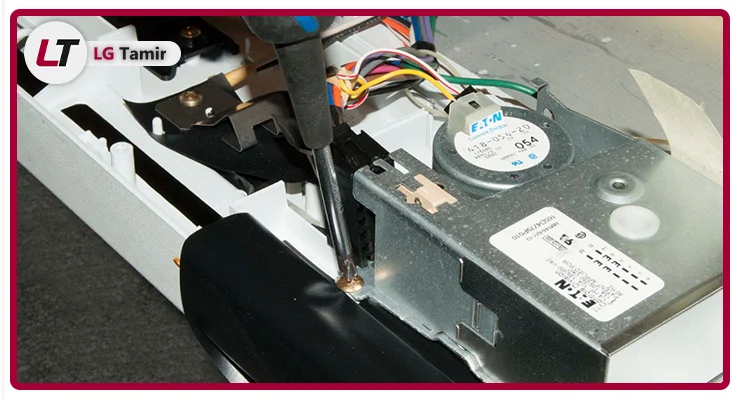 خرابی قفل یا سوئیچ درب ظرفشویی ال جی