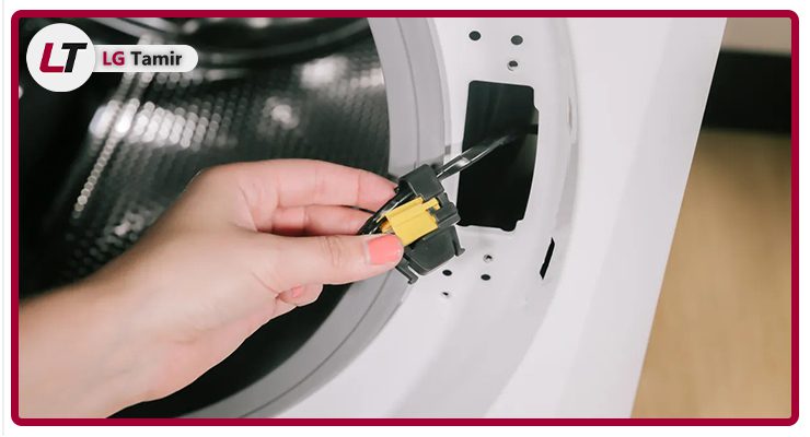 خراب شدن قفل و سوئیچ درب ماشین لباسشویی الجی